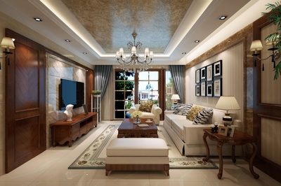 2016年兩款新大戶型歐式風格裝修案例 輕奢典雅，住宅室內裝飾裝修